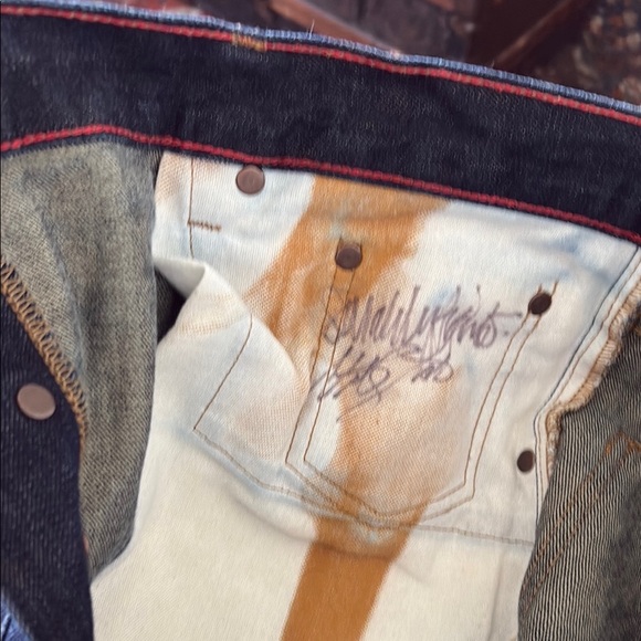 Raleigh denim thin white oak Blue Jeans - Picture 8 of 12